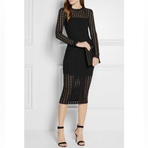 Alexander Wang - T by Alexander Wang Black 2 piece set long sleeve top & skirt